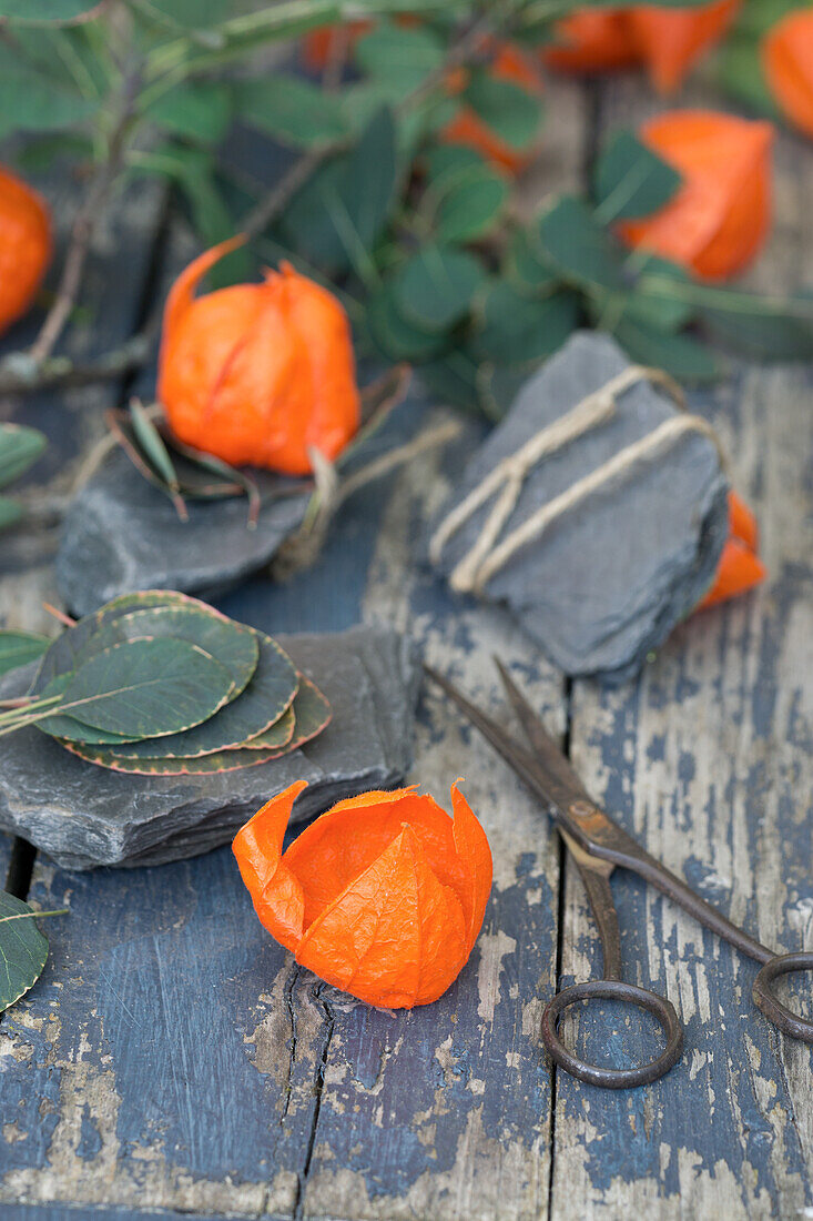 Candles in Chinese lantern candle holders