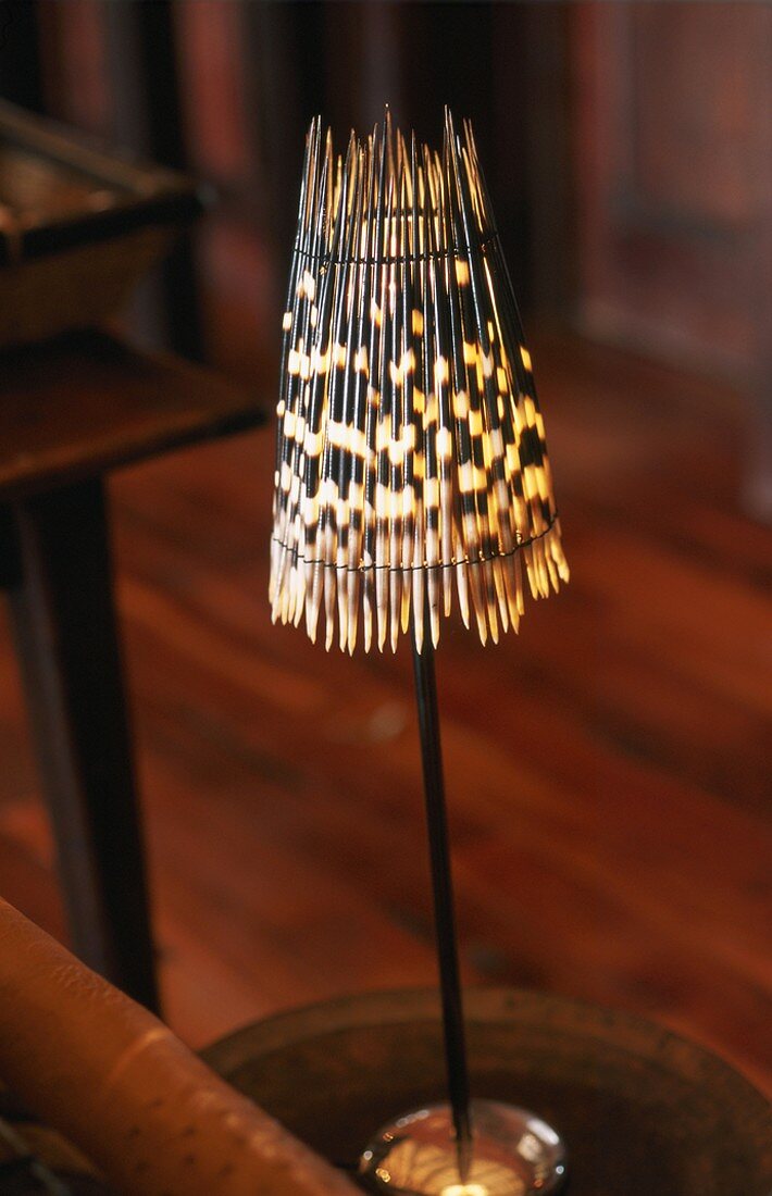 A standard lamp