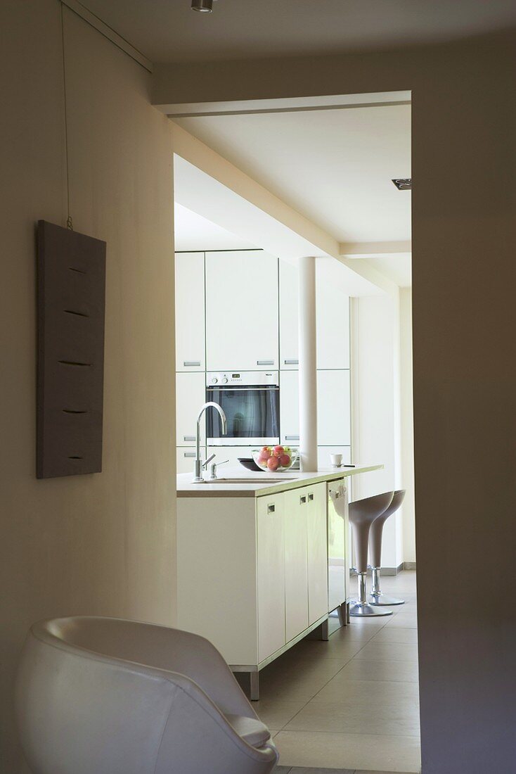 View of kitchen counter