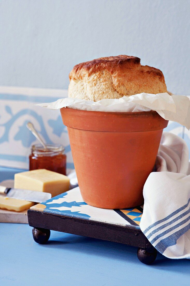 Flowerpot bread
