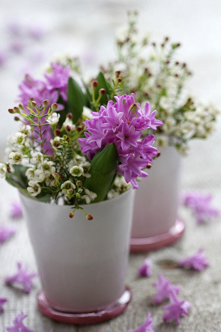 Small posy with hyacinths