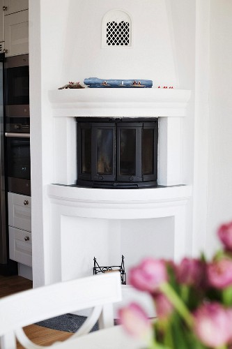 Eckkamin Bilder – Interior Design-Fotos kaufen living4media