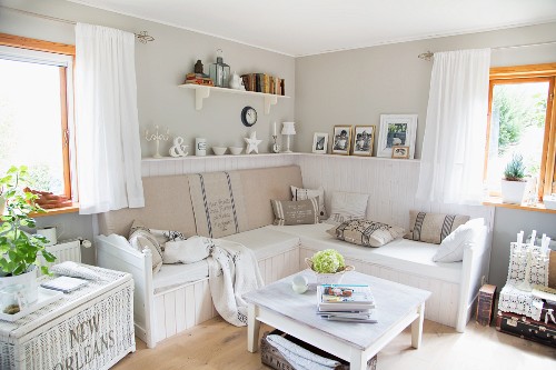 Comfortable Living Area With Image 11323542 Living4a - Corner Coffee Table White Comfortable Living Area With Image 11323542 Living4a - Corner Coffee Table White