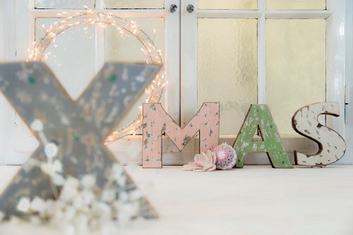 Shabby Chic Ornamental Letters Spelling Buy Image 11515690 Living4media