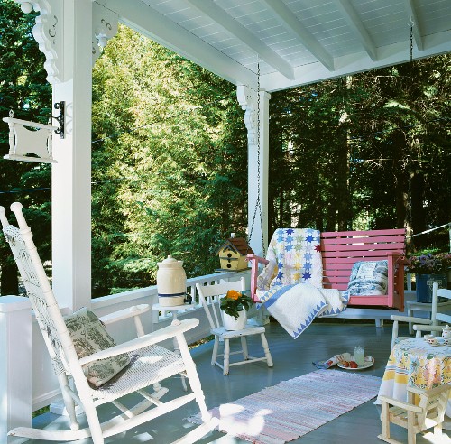 pink childrens rocking chair