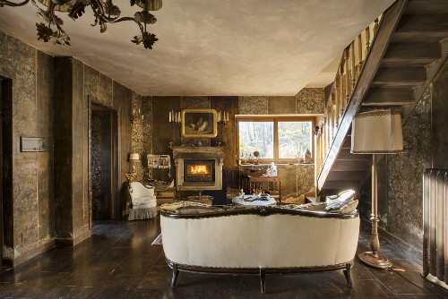 Kaminzimmer Bilder – Interior Design-Fotos kaufen living4media