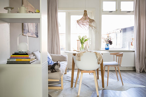 Round Table Various Chairs And Sofa In Buy Image 12469300 Living4media