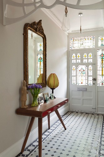 Retro Console Table Below Antique Image 11956488 Retro Console Table Below Antique