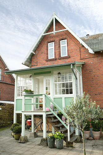 Backsteinhaus Bilder – Interior Design-Fotos kaufen living4media