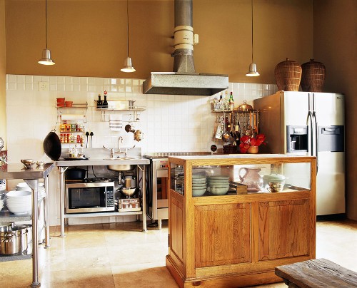 Holztheke Bilder – Interior Design-Fotos kaufen living4media