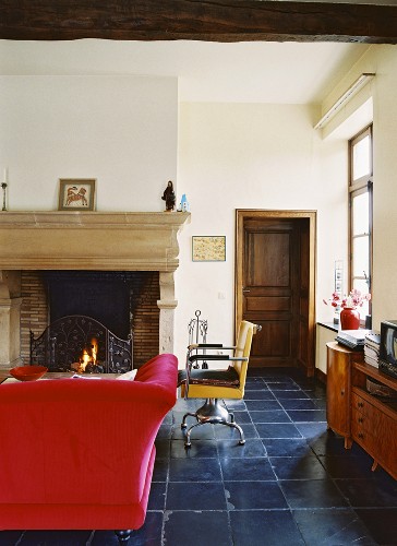 Kaminzimmer Bilder – Interior Design-Fotos kaufen living4media