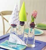 Hyacinths as table decoration