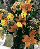 Flower Bouquet with Artichokes