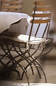 A chair at the table (Auberge la Feniere; Lourmarin) 