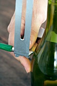 Cutting off a bottle neck