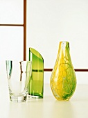 Still-life arrangement of vases