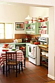 View into a kitchen