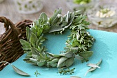 Small wreath of sage and wormwood