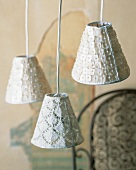 Lampshades with different patterns