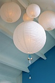 Group of ceiling lamps