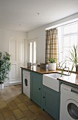 A laundry room in a country house