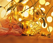 Fir-cone-shaped Christmas tree ornament