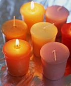Colourful candles