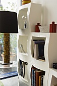 A curved designer shelf