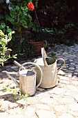Two watering cans