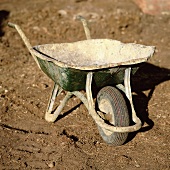 A wheelbarrow