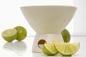 Aroma lamp with limes