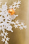 Christmas decorations (Christmas tree bauble, star)