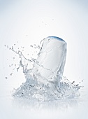 Shower gel in water
