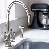 A kitchen tap