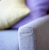 Detailansicht von einem Sofa