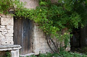 Idyllic stone house with garden
