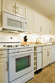 Light colored traditional kitchen