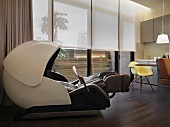 Massage chair in modern home