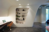 Bookcase in modern home office