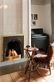 Classic Fireplace and Organ