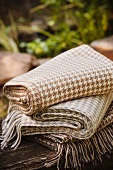 Patterned Alpaca Wool Blankets