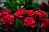 Blumenstrauss aus roten Rosen