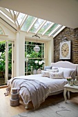 Bedroom in conservatory