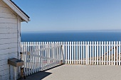 Point Reyes Lighthouse Visitor Center is next to the historic lighthouse, and provides views along the Point Reyes National Seashore