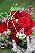 Bouquet with red roses