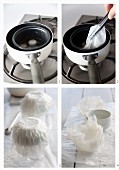 Hand-crafting wax bowls