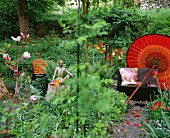 A garden with asian inspiration, Sweden.