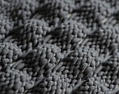 A knitted nub pattern (close up)