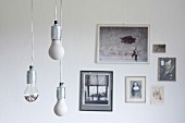 DIY concrete light-bulb ornaments