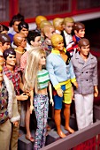 Collection of Barbie and Ken dolls